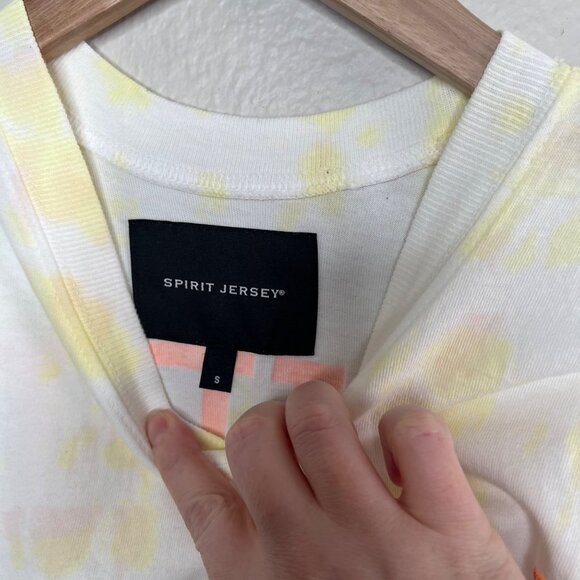 Spirit Jersey Mens Cotton USA "Tourist" Tie-Dye Muscle Tank Top Small - Picture 5 of 10